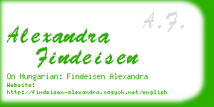 alexandra findeisen business card